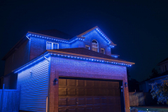 Two-story-blue-lights